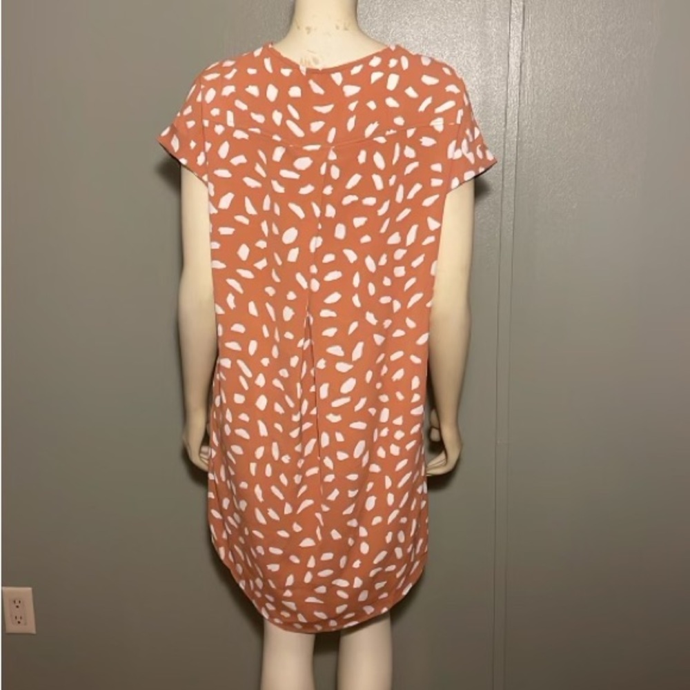 Umgee Orange and White Patterned Dress - Picture 9 of 15